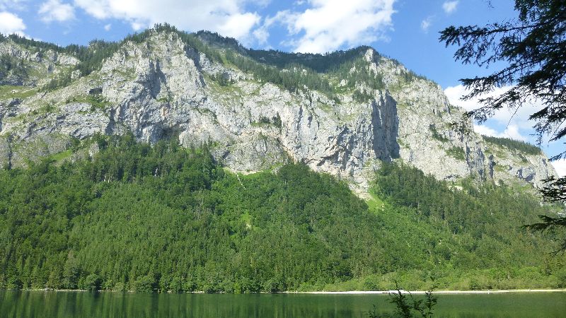 Leopoldsteiner See Natur Wandern Schwimmen Steiermark Ausflug Badesee