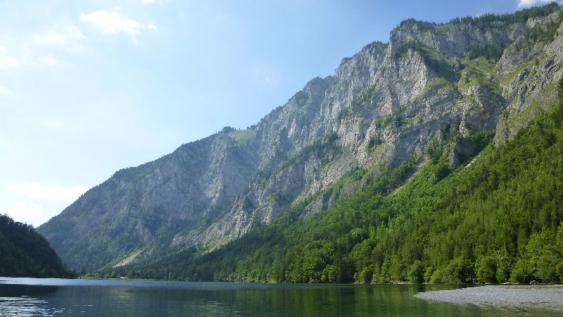 Leopoldsteiner See Natur Wandern Schwimmen Steiermark Ausflug Badesee