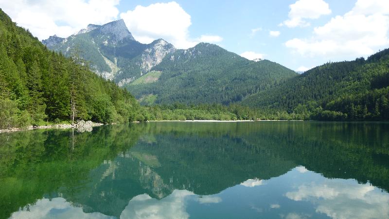 Leopoldsteiner See Natur Wandern Schwimmen Steiermark Ausflug Badesee