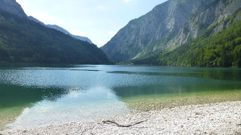 Leopoldsteiner See Natur Wandern Schwimmen Steiermark Ausflug Badesee