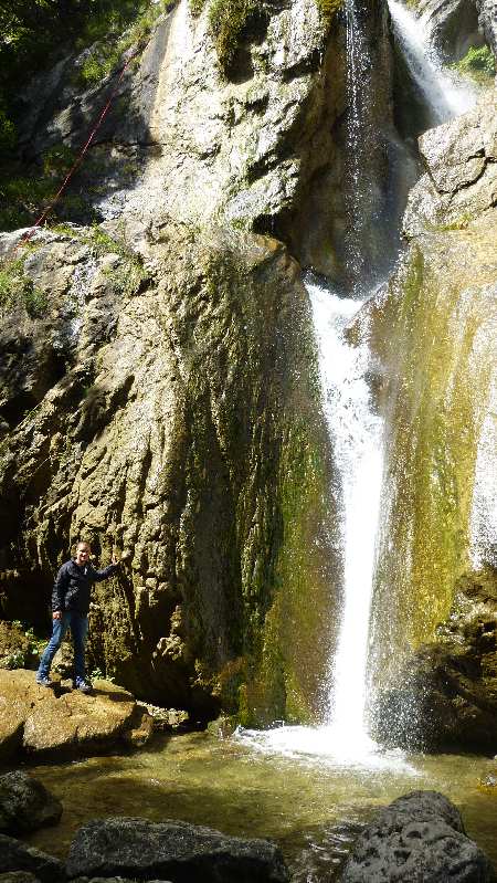 Der Sebastian Wasserfall im August 2014